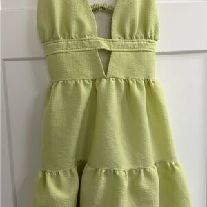 Charming Lime Green Dress